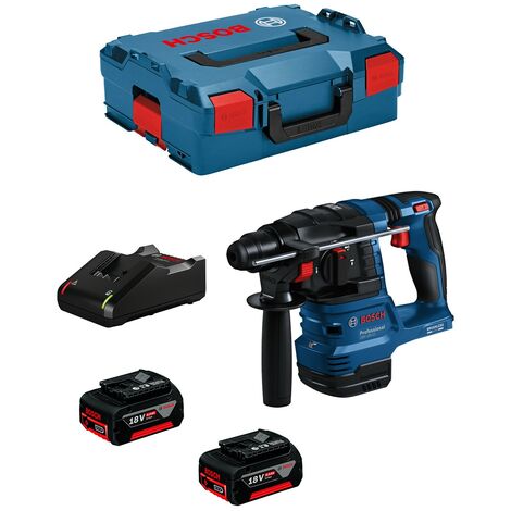 Perforateur BOSCH GBH 18V-22 (2 x 4,0 Ah GAL18V-40 L-Boxx 136)