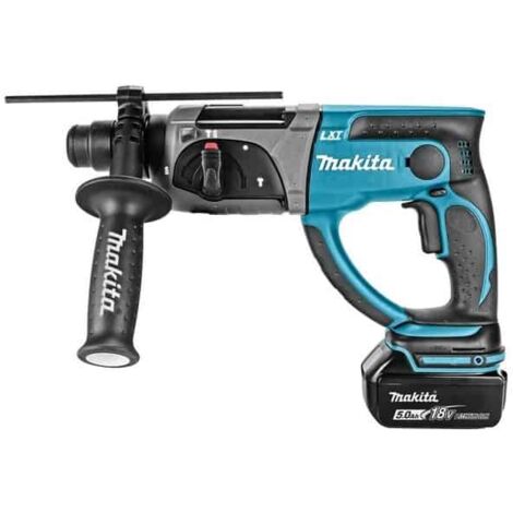 Perforateur burineur MAKITA DHR202RTJ SDS-Plus 2J 18V LXT (2x5,0 Ah) en MAKPAC