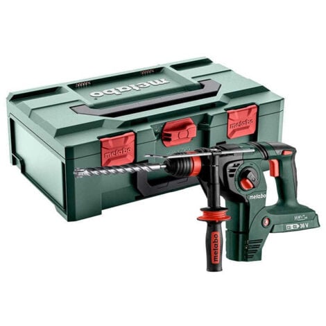 Perforateur Burineur Professionnel 36V Metabo - machine nue + coffret de transport Metabox - 600796840