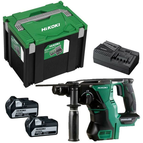 HIKOKI Perforateur burineur SDS-Plus 18V 5Ah - DH18DBL WPZ