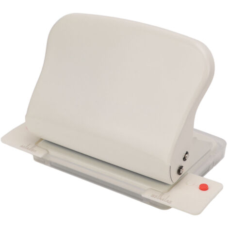 Perforateur de Bureau Manuel 10 Feuilles avec Poignée Confortable pour Reliure