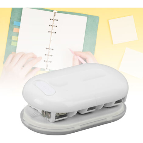 Perforateur Manuel 3 Trous pour Papier et Carnets DIY - Blanc