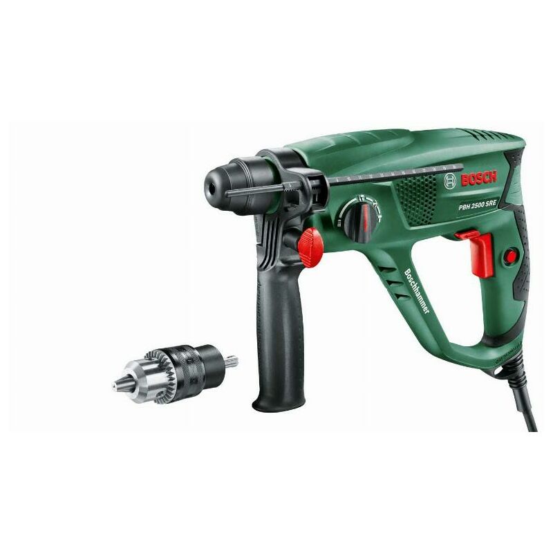 Marteau Perforateur Bosch PBH 2500 SRE – 600W, 1,9J, Coffret Inclus - vue 9