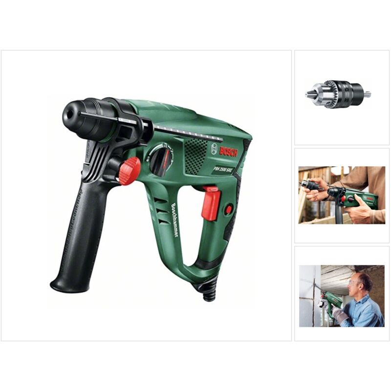 Marteau Perforateur Bosch PBH 2500 SRE – 600W, 1,9J, Coffret Inclus - vue 10