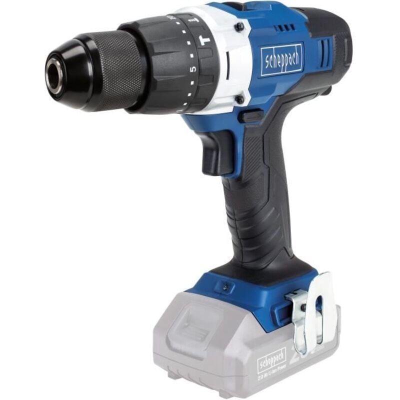 Perceuse a percussion sans fil a batterie 20V Scheppach CCD45-ProS sans batterie