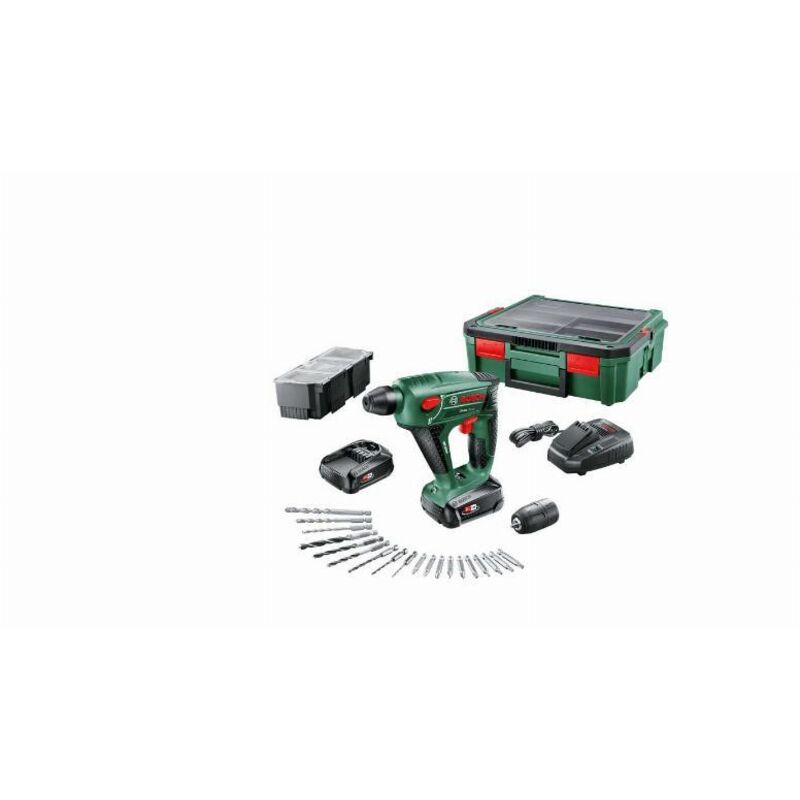 Marteau perforateur Sans fil BOSCH Uneo Maxx + SystemBox - 060395230K
