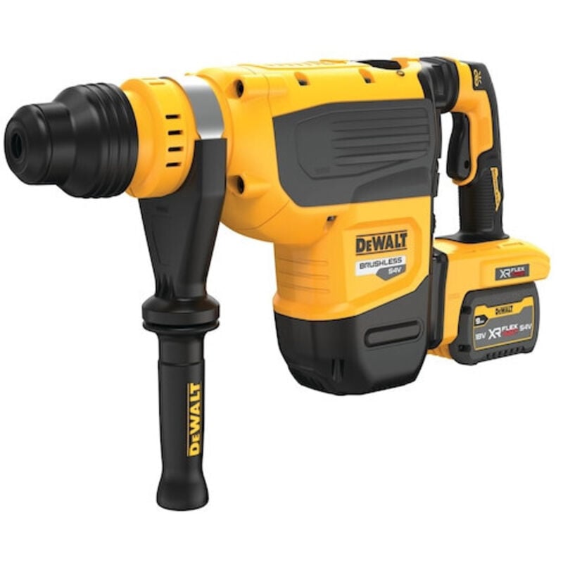 Perforateur SDS-Max xr Flexvolt 54V 13,3J Dewalt avec 2 batteries 54V 3Ah - chargeur - coffret - DCH735X2-QW