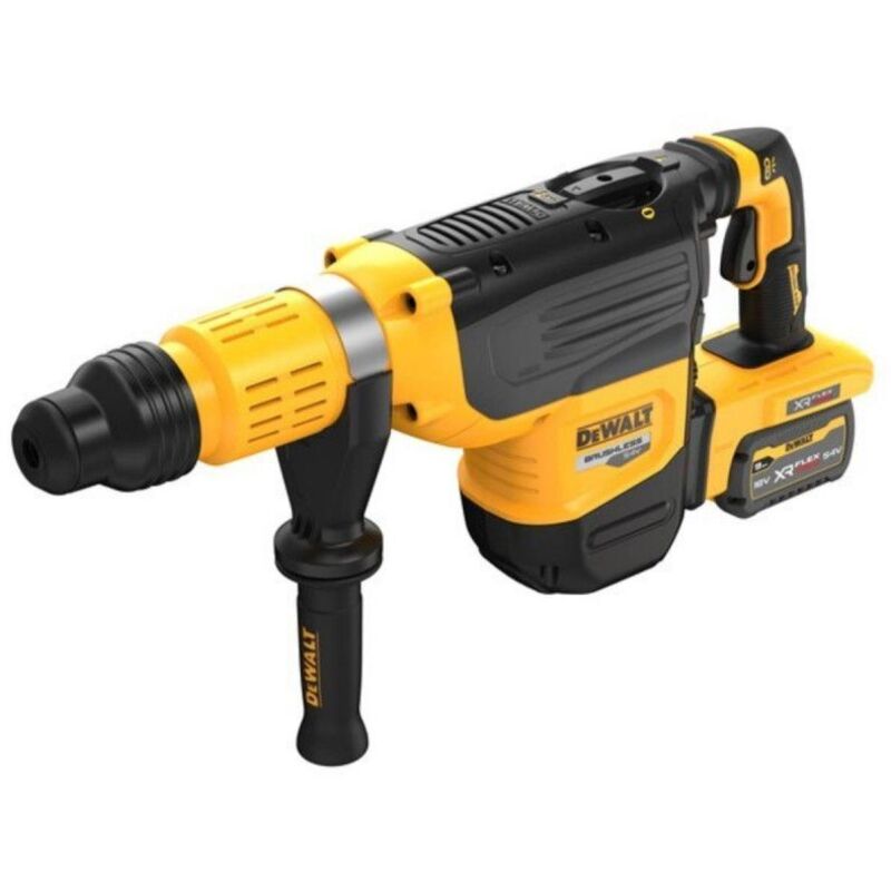 Perforateur SDS-Max xr Flexvolt 54V 19,4J, 52 mm Dewalt avec 2 batteries 54V 3Ah - coffret - DCH775X2-QW