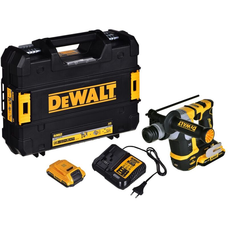 Perforateur SDS Plus XR 18V 2Ah Li Ion Brushless 1.4J DEWALT DCH172D2 QW