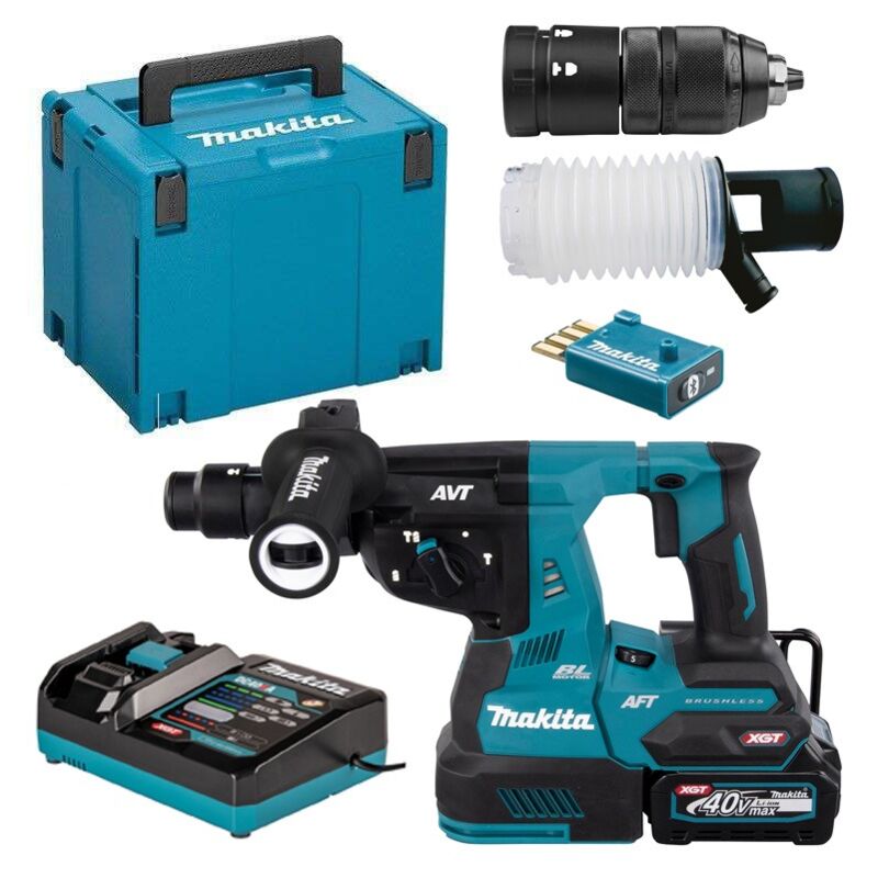 Perfo-Burineur SDS-Plus MAKITA HR002GM202 – 40V Max Li-Ion 4 Ah 28 mm - vue 3