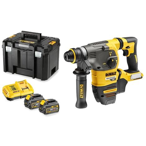 Perforateurburineur sansfil SDS Dewalt DCH333T2 54 V 2 batteries 6 Ah chargeur Tstak