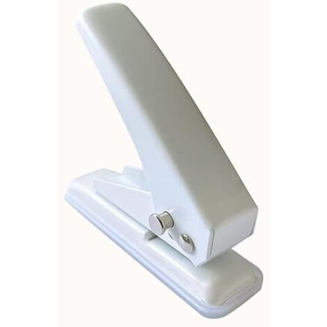 Perforatrice a 1 foro da 6 mm per etichette di carta - bianca