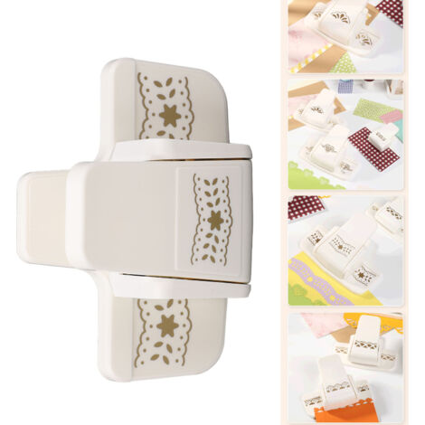 Perforatrice de Bord pour Artisanat Papier  Multifonctionnelle Portable  Modèle Grand Format pour Albums Photos, Cadres & Présentations  Taille 17x12.5cm  1 Pièce