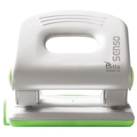Perforatrice in metallo Tetis 40 fogli - Verde, SENSO-13 - per ufficio e casa