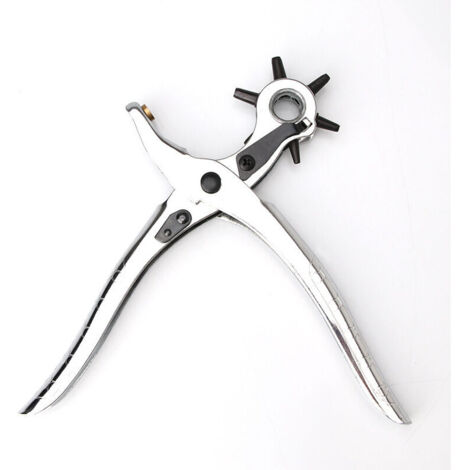 Perforatrice multifonctionnelle, perforatrice ronde pour trous de différentes tailles, perforatrice universelle pour cuir, ceintures, papier et tissu