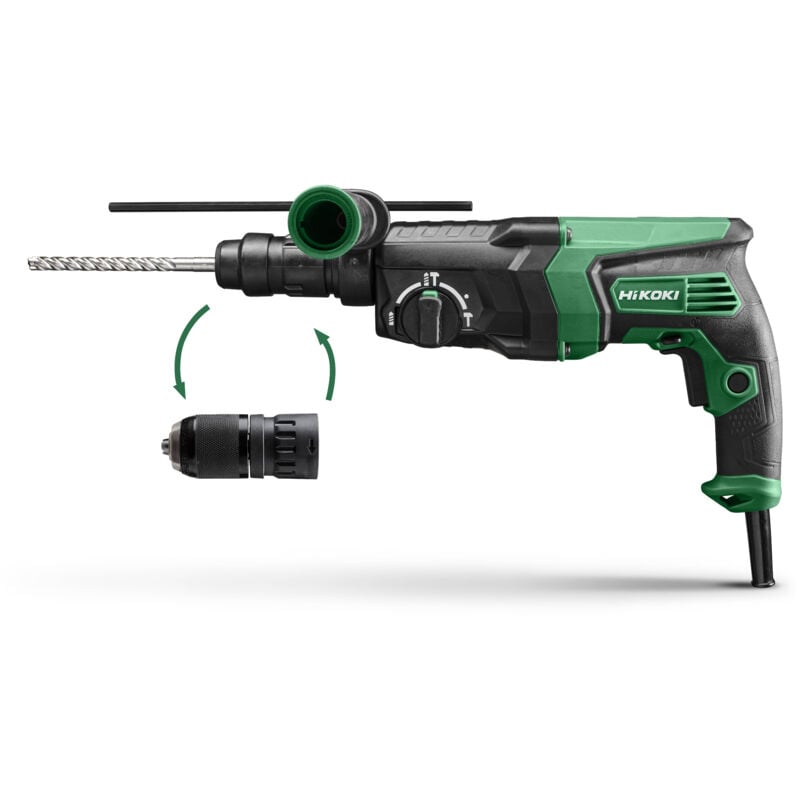 Hikoki - Perfor-burineur sds+ 26mm 830W 2,9J 3 modes mandrin auto HitCase DH26PMCW1Z