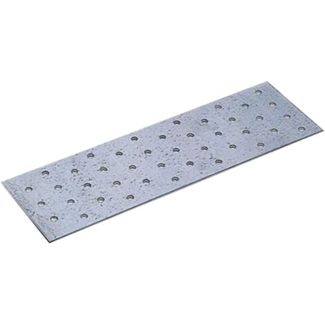 Perforierte Platte waelbers 476214.11 verzinkt 80x240 mm