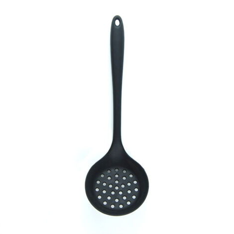 Perforierter Silikon-Schaumlöffel, leichter Spatel und Sieb mit langem Griff für präzises Kochen