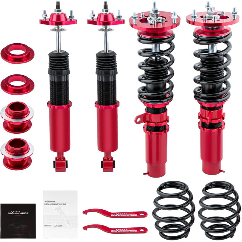 Maxpeedingrods - Performance Coilovers For bmw E46 Coupe Touring Suspension Coilover Shock Strut