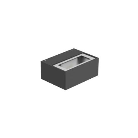 Performance in Lighting Plafoniera Da Parete Led 4000K Biemissione Antracite Orion H B 10W Ip65