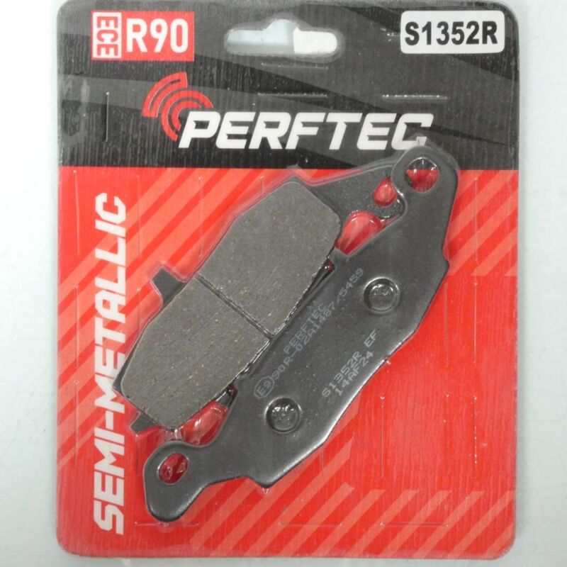 Perftec Schwarz Bremsbelag Für Motorrad Kawasaki 900 Vn Vulcan Custom