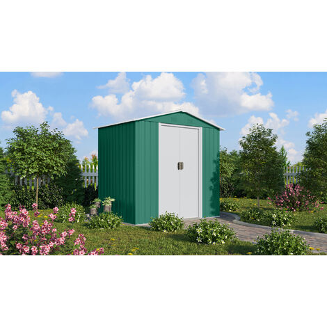 Pergart Gerätehaus "Köln II 65", grün, 2,19 m²