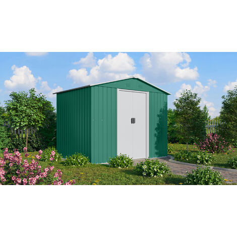 Pergart Gerätehaus "Köln II 86", grün, 3,66 m²
