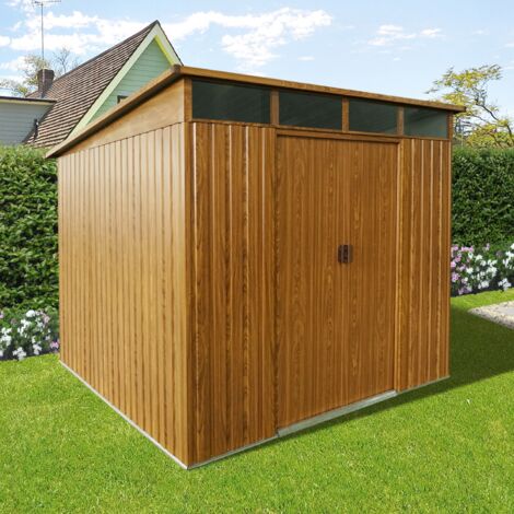 Pergart Gerätehaus "Lübeck 89", holzoptik, 5,98 m²