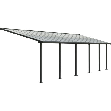 Pergola 24.5m² gris anthracite - Palram - 704355