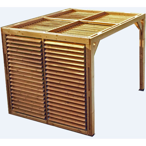Pergola 7.32m² bois traité - Habrita - tho2331vt