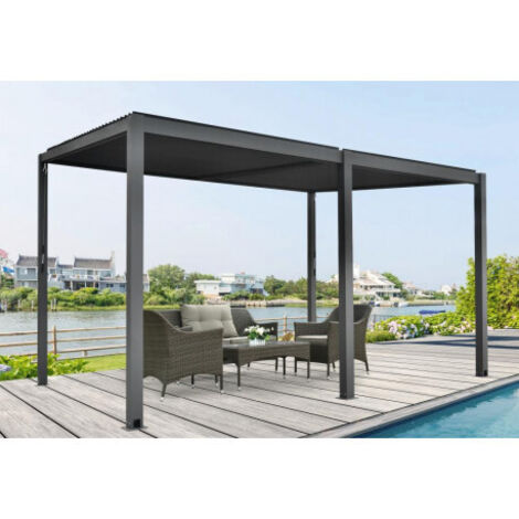 Pergola avec Lamellendachzum Öffnen400 x 310 x 253 cmBeschaffungsartikel