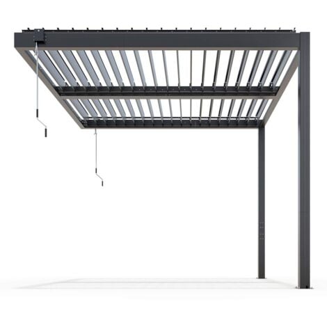 Pergola Bioclimatique adossée 3x3m CANDY
