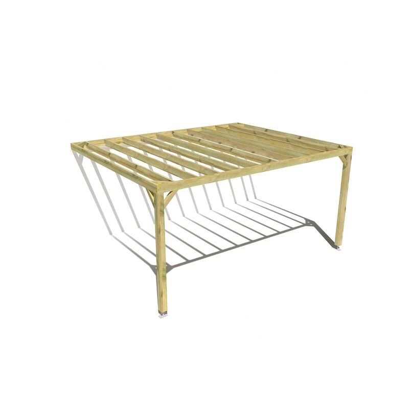 Ma Pergola Bois - pergola bois 5M x 4M cubique