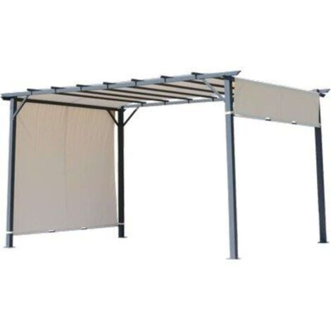 PERGOLA CAIRO DOMUS - ACCIAIO/POLY MT 3X4 - 1 pezzo