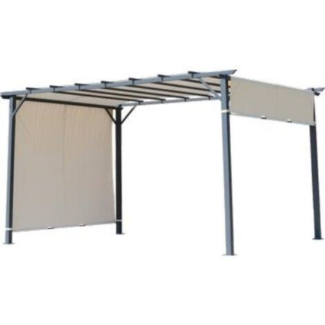 Pergola cairo domus acciaio/poly mt 3x4 Domus
