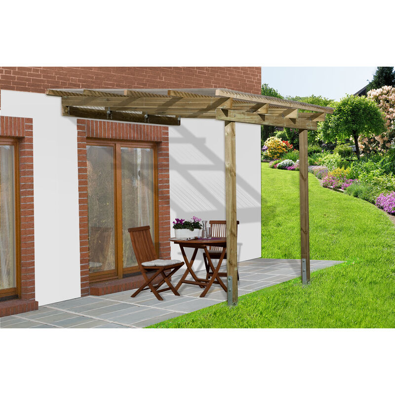 Weka - Pergola carport adossée 671 T1