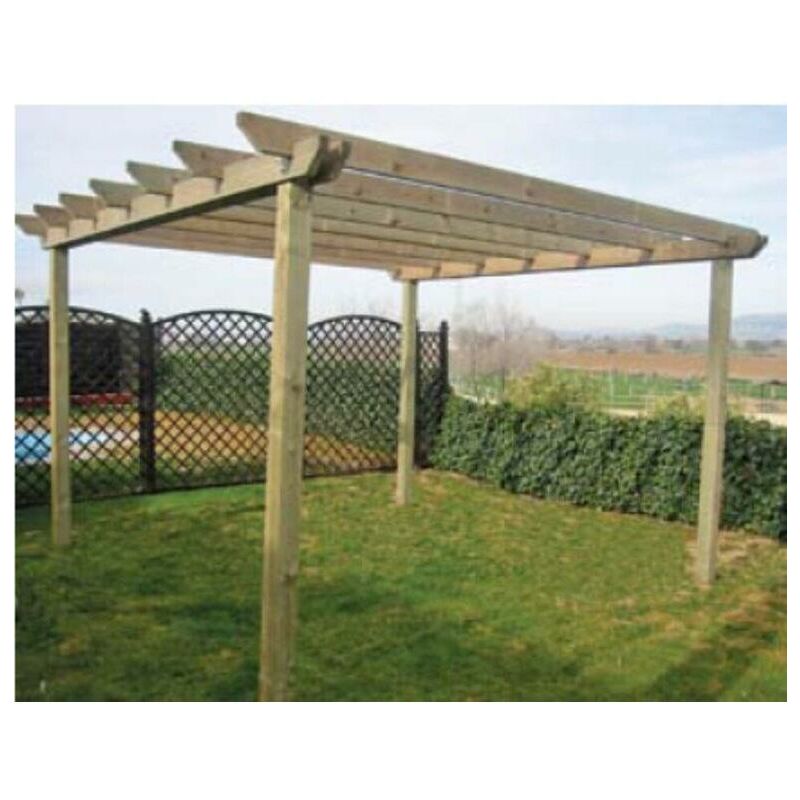 

Pérgola clásica de madera modelo Salamanca Maderland 420x510 cm