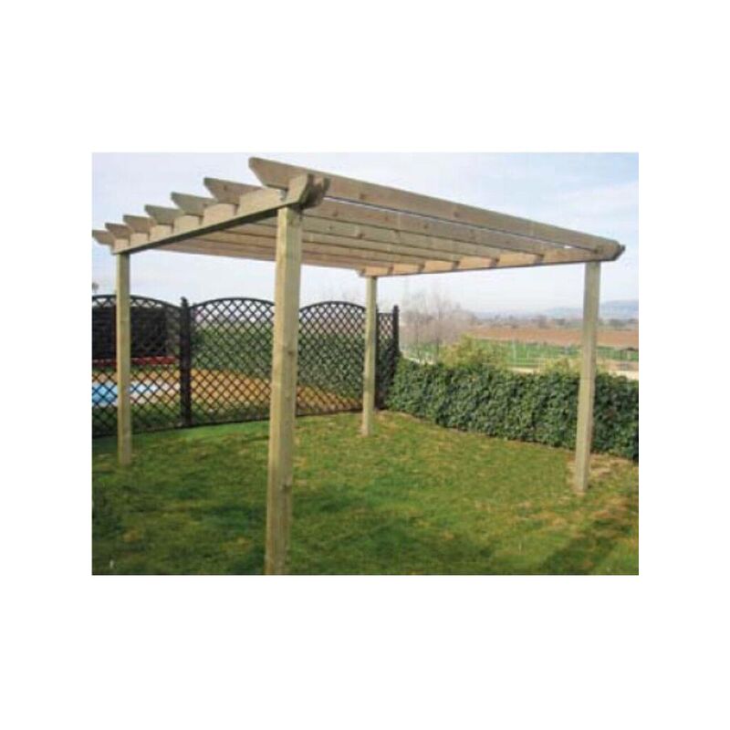 

Pérgola clásica de madera modelo Salamanca Maderland 510x300 cm