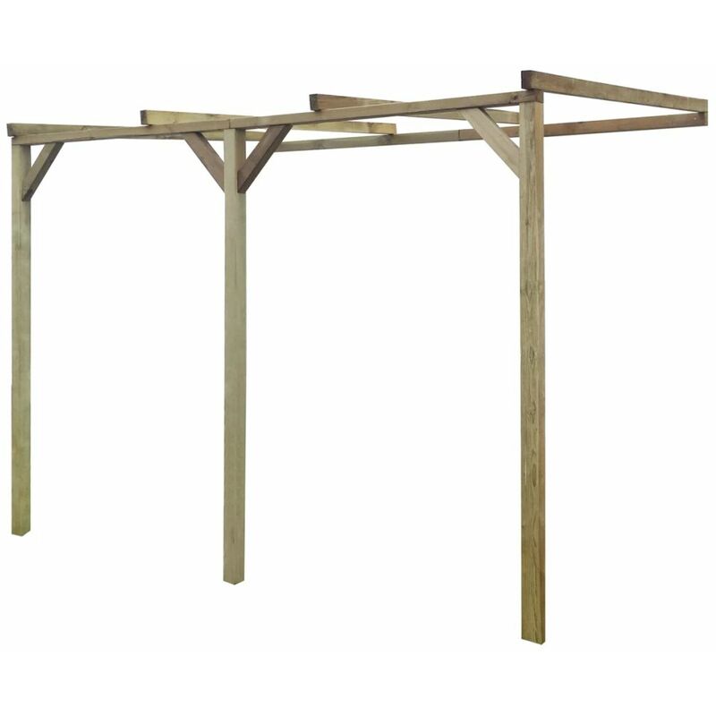 

Pergola cobertizo de madera 2x3x2,2 m