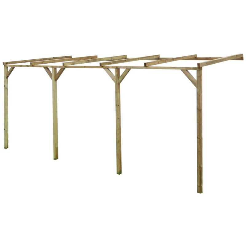 

Pérgola cobertizo de madera 2x5x2,2 m