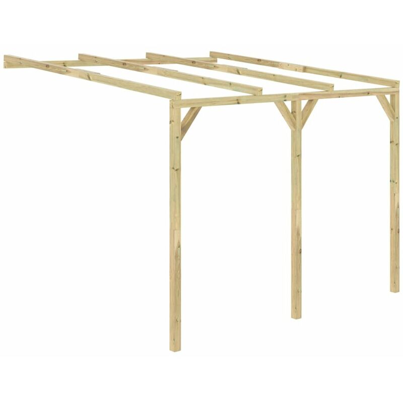 

Happyshopping - Pergola cobertizo de madera 3x3x2,1 m
