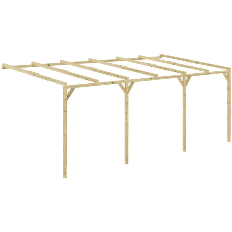 

Pergola cobertizo de madera 6x3x2,1 m