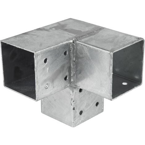 WOVAR Pergola Connexion d'angle pour poteaux 7 x 7 cm Modèle Cube- Par