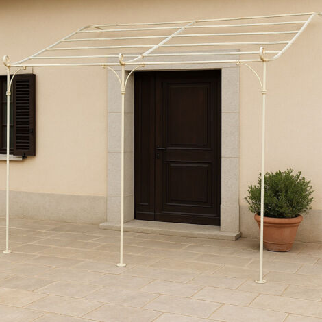 Pérgola de hierro L400XPR280XH295 cm