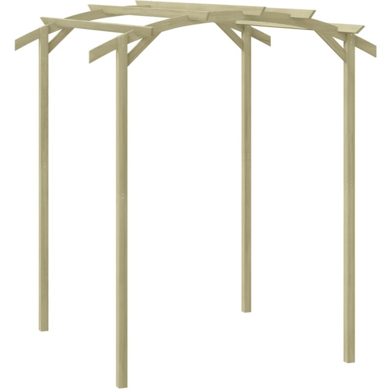 The Living Store - Pergola de jardin 180x197x210 cm Bois de pin imprégné Vert