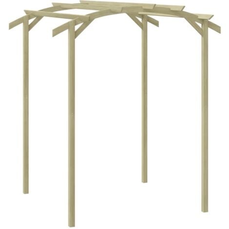 Pergola de jardin 180x197x210 cm Bois de pin imprégné vidaXL