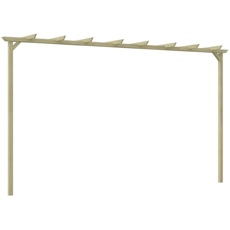 vidaXL Pergola 360x200x60 cm geÃ¯mpregneerd grenenhout44924
