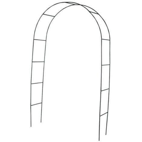 Pergola de jardin arquée pour rosiers grimpants 240 cm