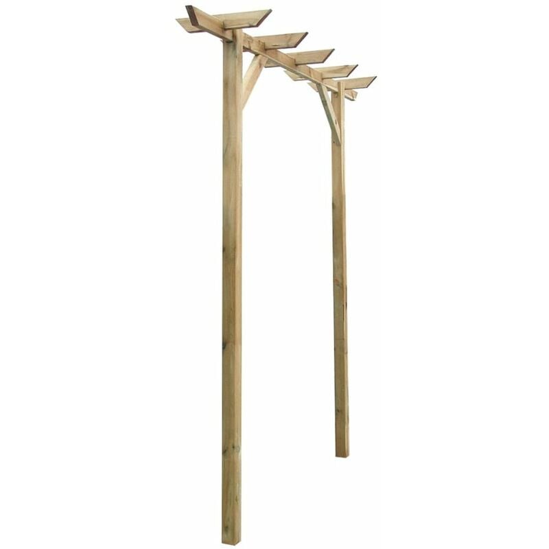 

Pergola de jardin de madera 200x40x205 cm