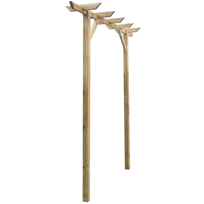 

Pérgola de jardín de madera 200x40x205 cm